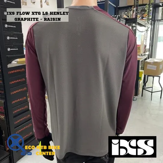 IXS Shirts FLOW XTG LS HENLEY Long Sleeve