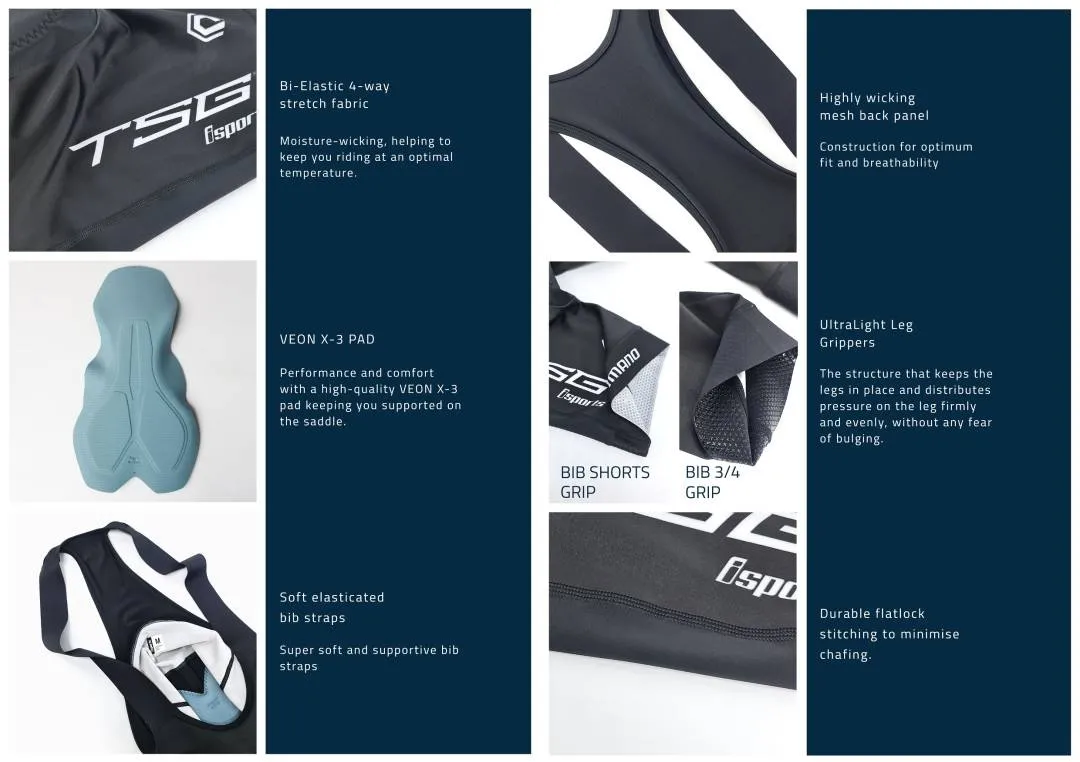 TSG 2023 Bib Shorts AND 3/4 PANTS