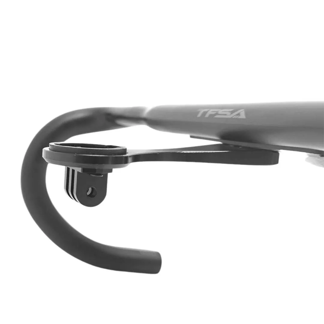 TFSA integrated handlebar mount meter extender alloy light gopro