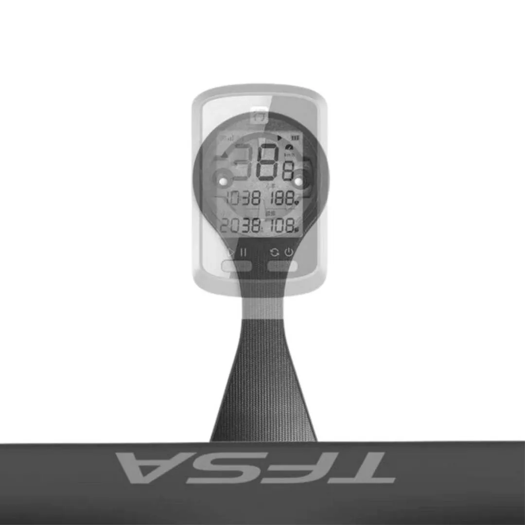 TFSA integrated handlebar mount meter extender alloy light gopro