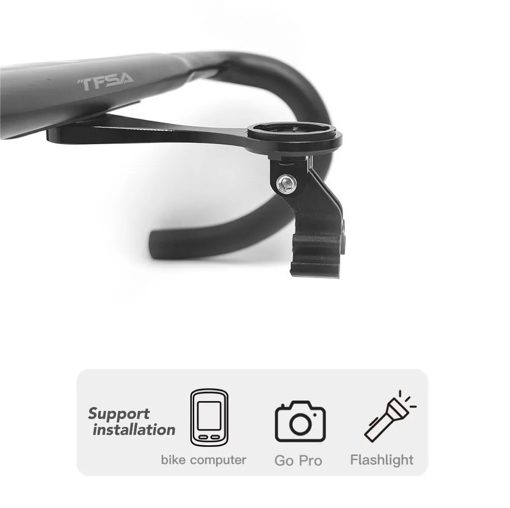 TFSA integrated handlebar mount meter extender alloy light gopro