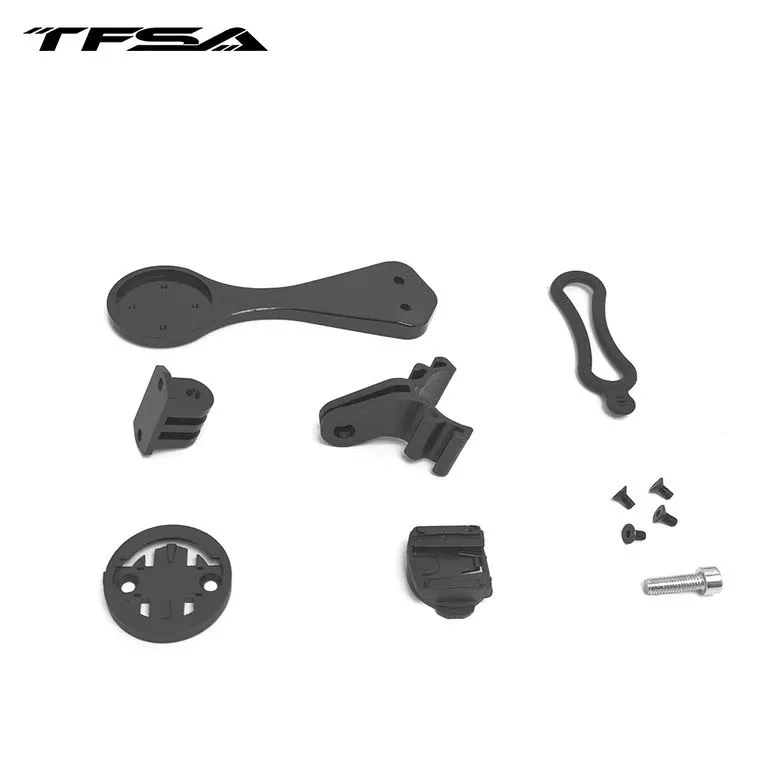 TFSA integrated handlebar mount meter extender alloy light gopro