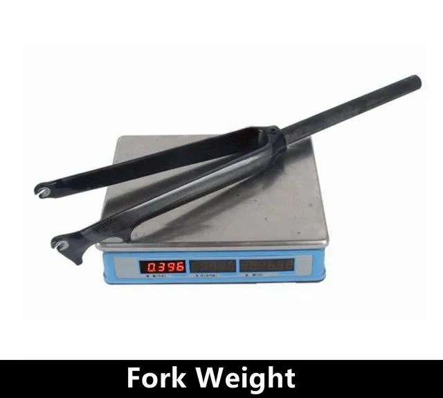 TOSEEK 3K Carbon Road Fork 700C Disc Brake Road Bike Parts Rigid Fork 700*25C