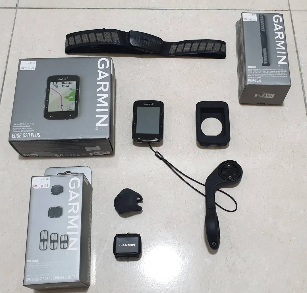 Garmin Edge 520 Plus bundle set