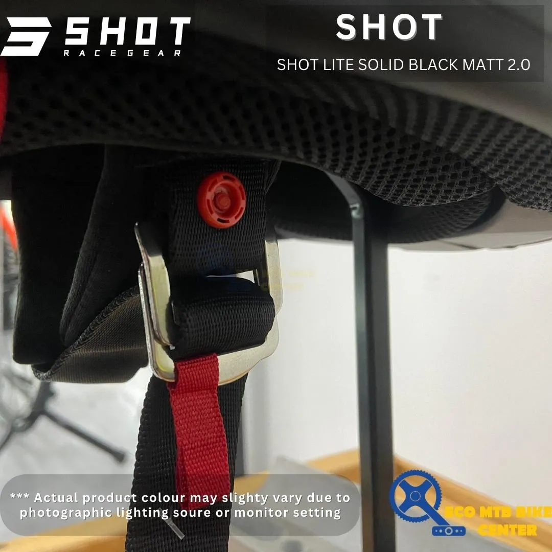 SHOT HELMETS LITE SOLID BLACK MATT 2.0