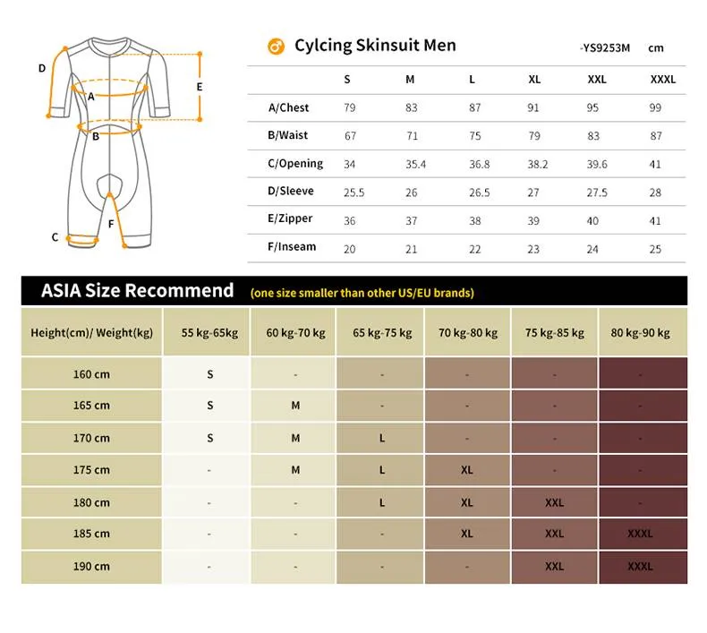 Monton Mens Cycling Triathlon Skinsuit YU YI