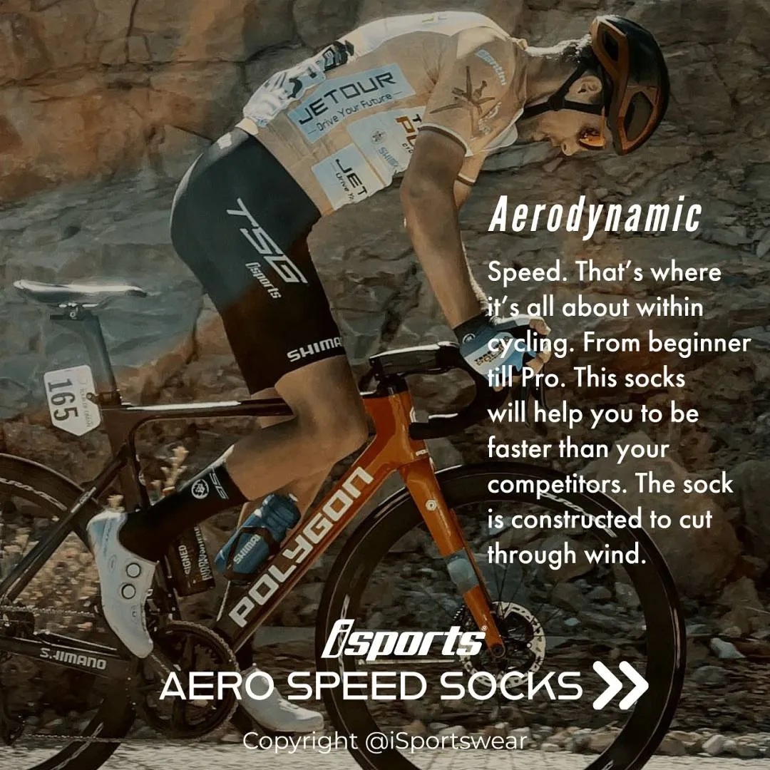 iSports Aero Speed Cycling Socks