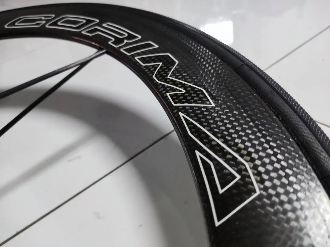 Corima MCC S+ 47mm CeramicSpeed Bearing 700c 28" Road Tubular Rim Brake Wheelset (USED)