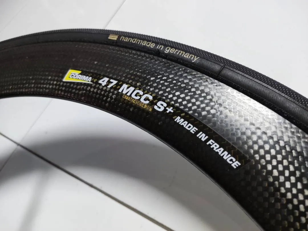 Corima MCC S+ 47mm CeramicSpeed Bearing 700c 28" Road Tubular Rim Brake Wheelset (USED)