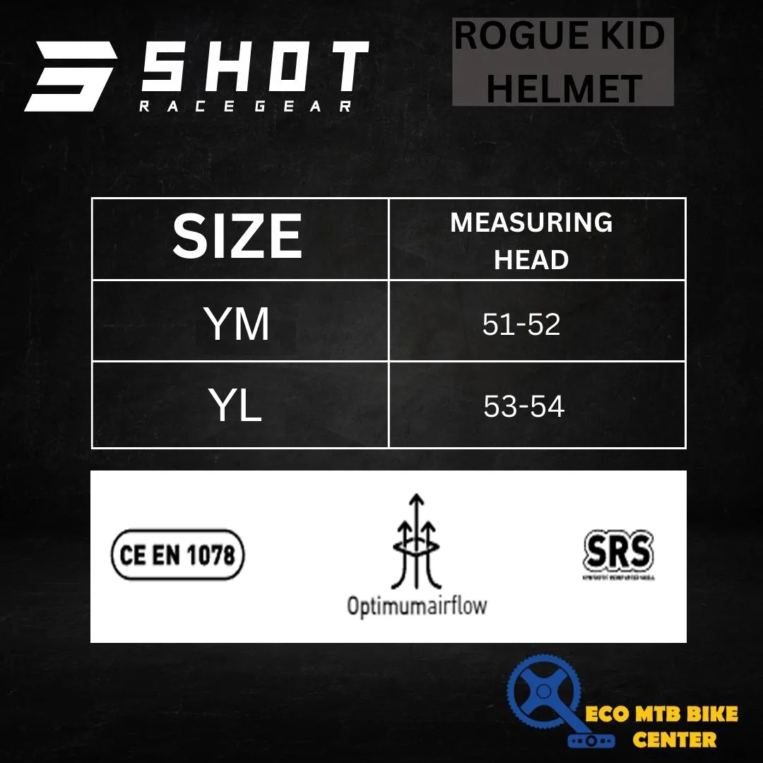 SHOT ROGUE KID FULL FACE HELMET
