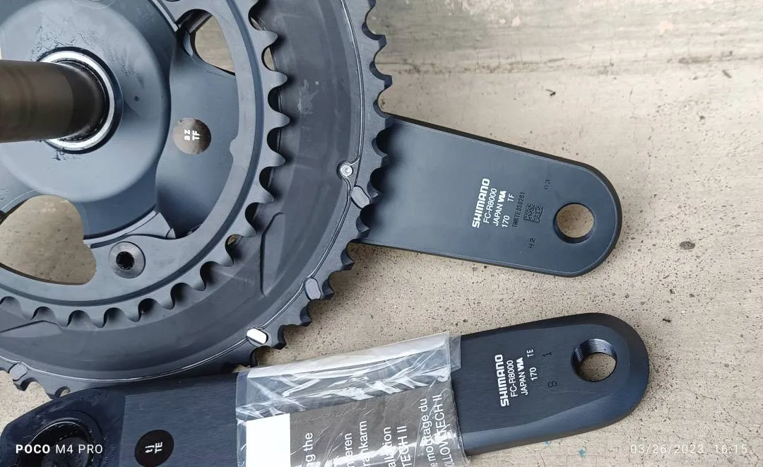 Shimano Ultegra R8000 crankset 170mm 52/36t