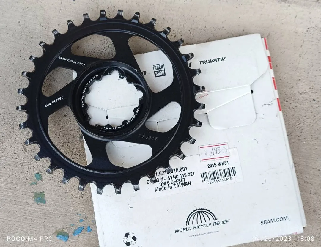 Sram Blackbox X-Sync Direct Mount 32T Chainring 6mm Offset