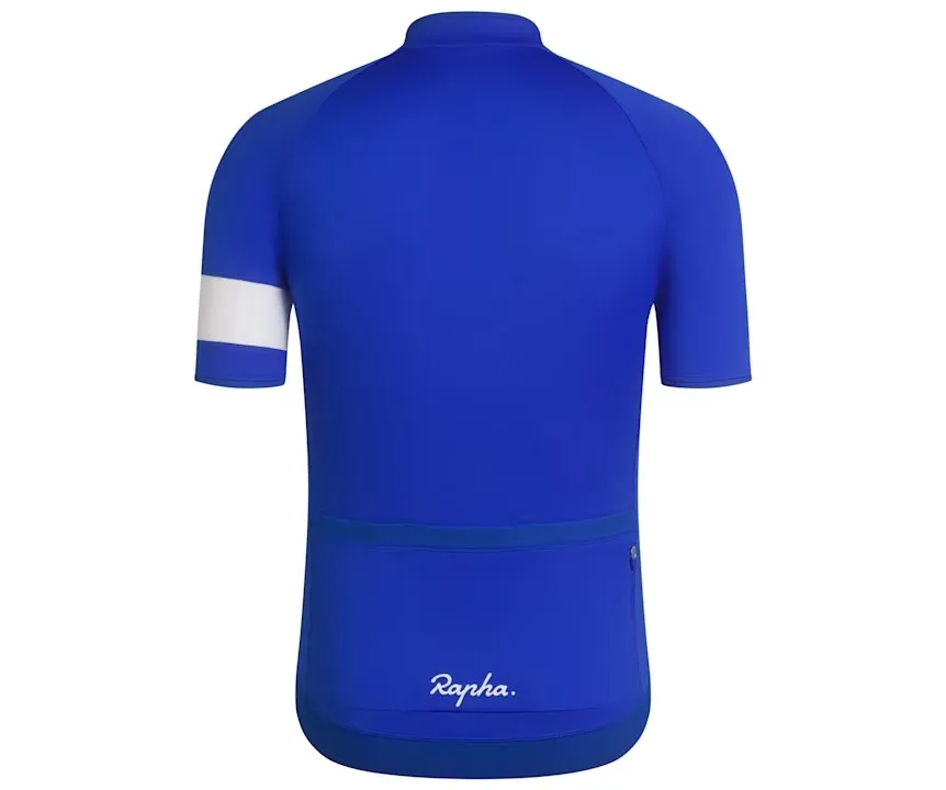 RAPHA MEN'S CORE JERSEY - ULTRAMARINE / WHITE AUTHENTIC