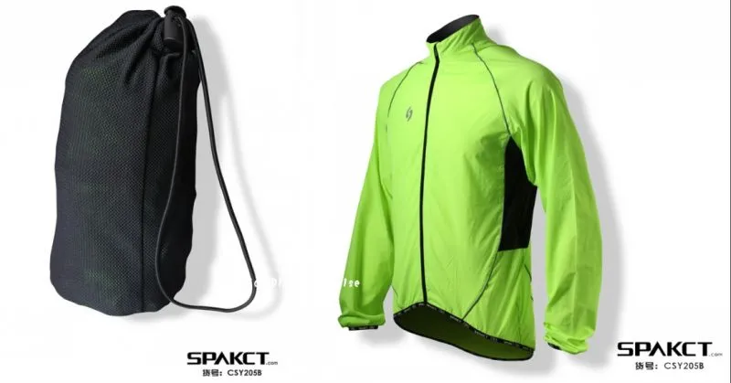 Original ~ Spakct windproof cycling jacket with fluorescence
