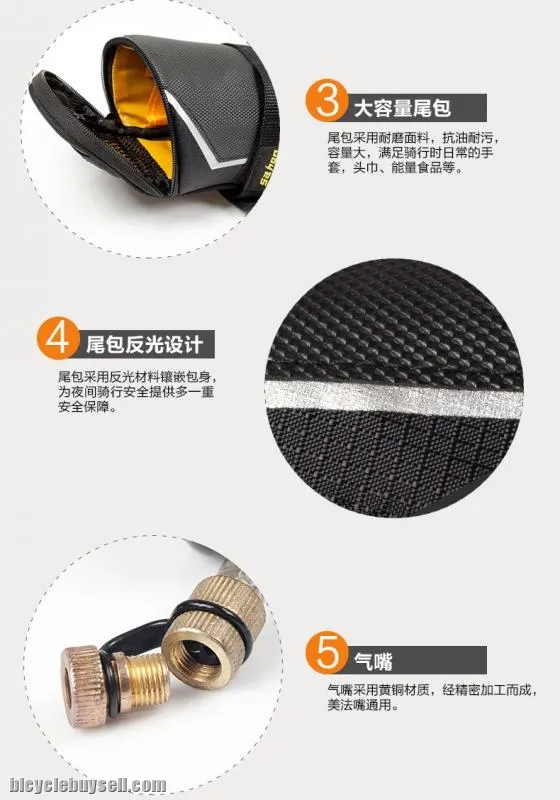SAHOO Bicycle Repair Tool Set Kit with Saddle Bag