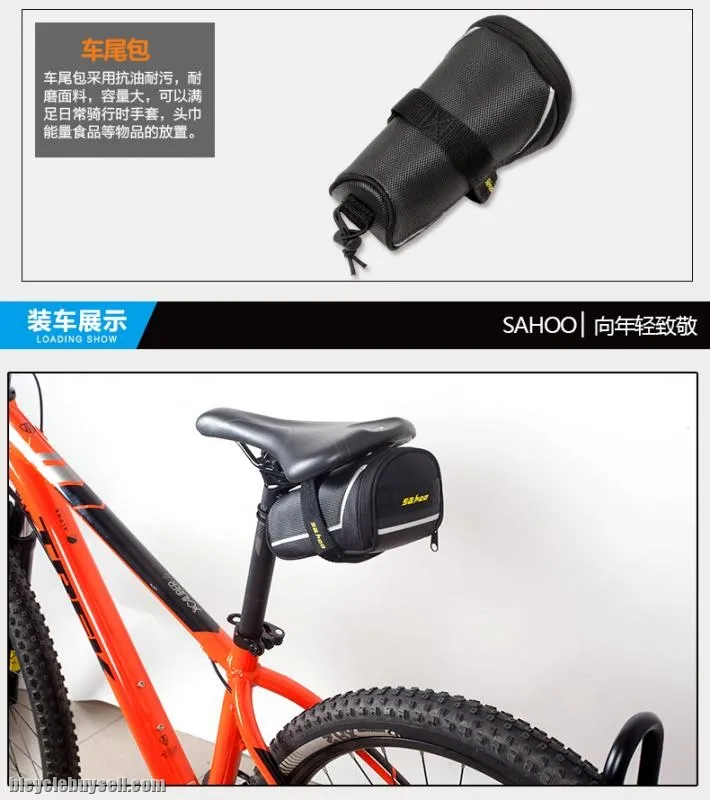 SAHOO Bicycle Repair Tool Set Kit with Saddle Bag