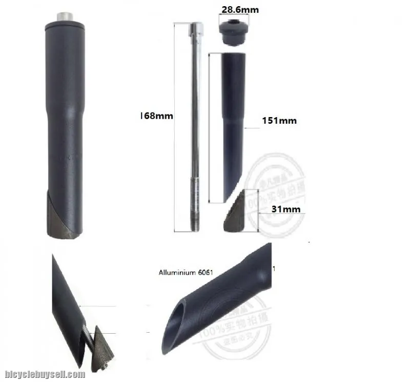 Aluminium Alloy Bicycle Quill Stem Adapter