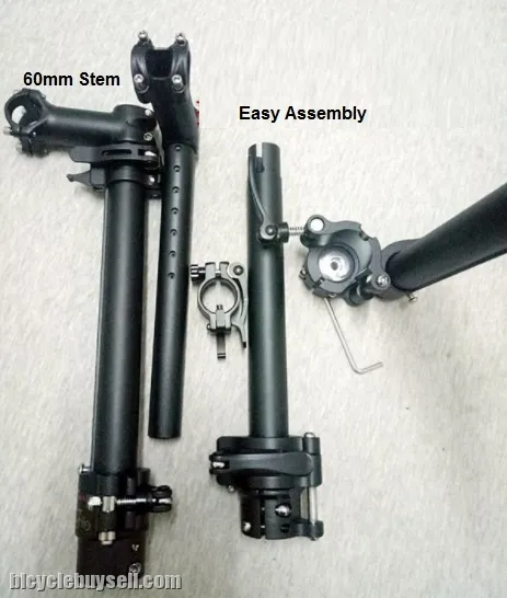 Folding Bike Headtube Stem Riser Set
