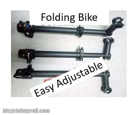 Folding Bike Headtube Stem Riser Set
