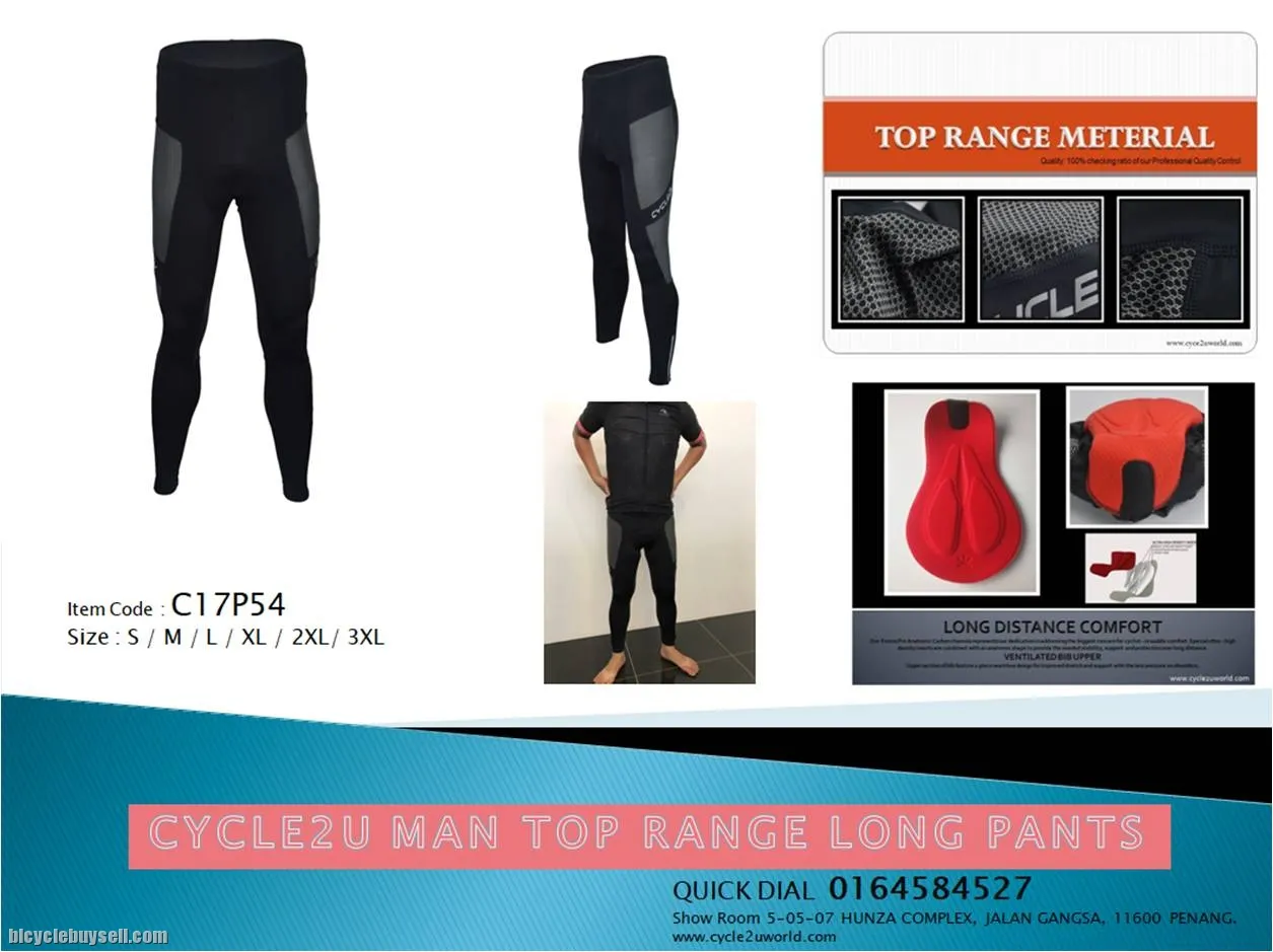 CYCLE2U `Advanced` MAN Top range Long pants