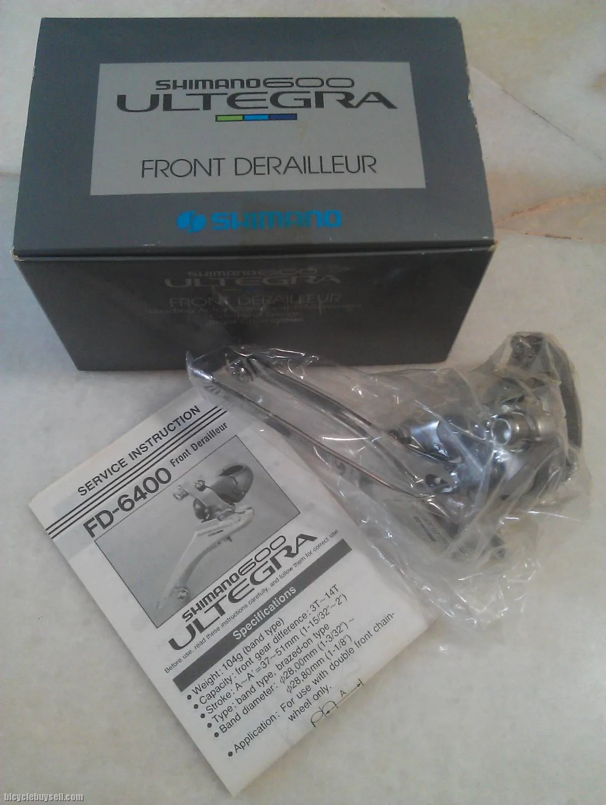 Shimano 600 Front Derailleur  ( FD ) Clamp On - NOS Vintage