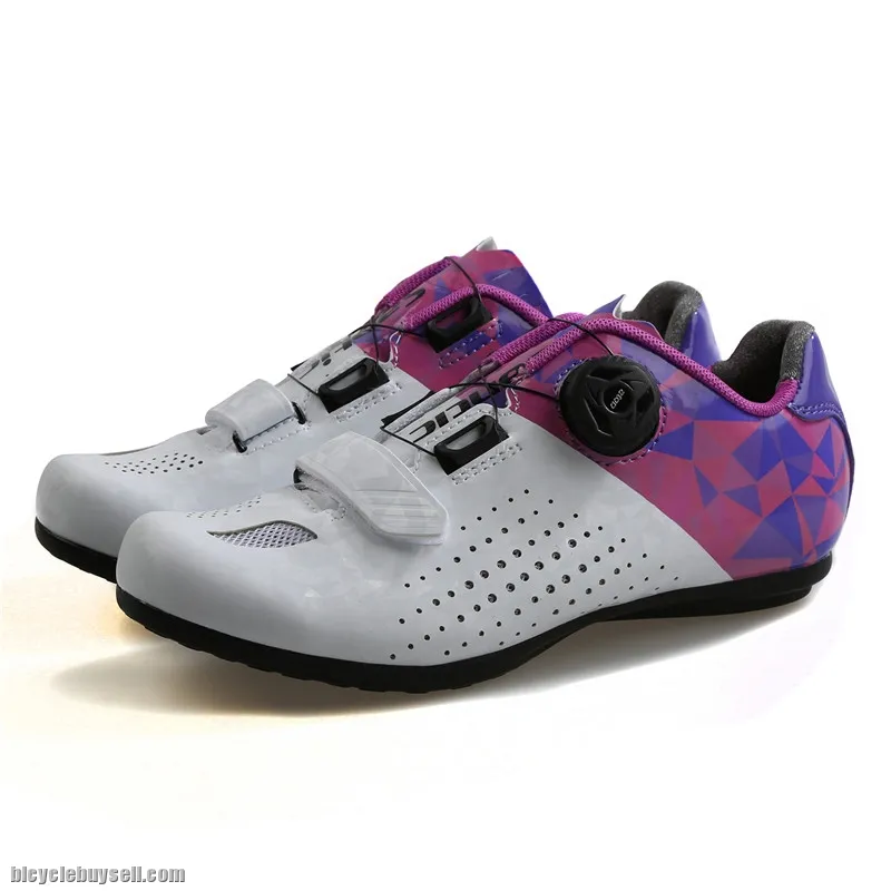 Santic Athena Purple Women Road MTB Cycling Shoes -37 38