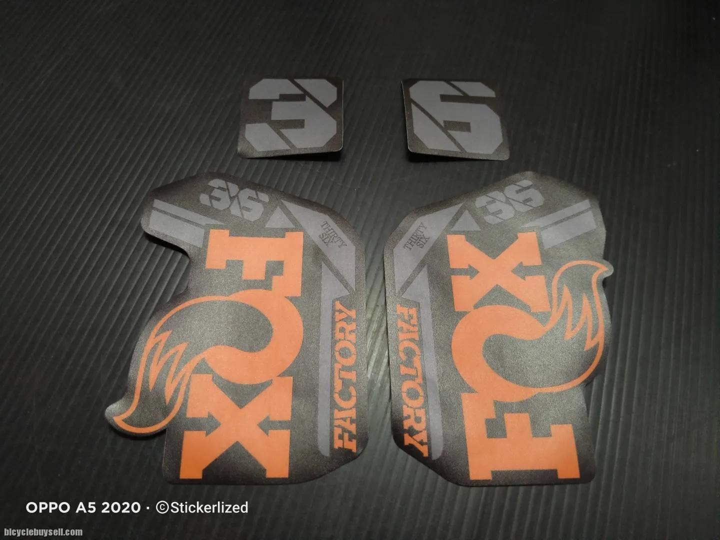 Fox 2021 model sticker decal kit