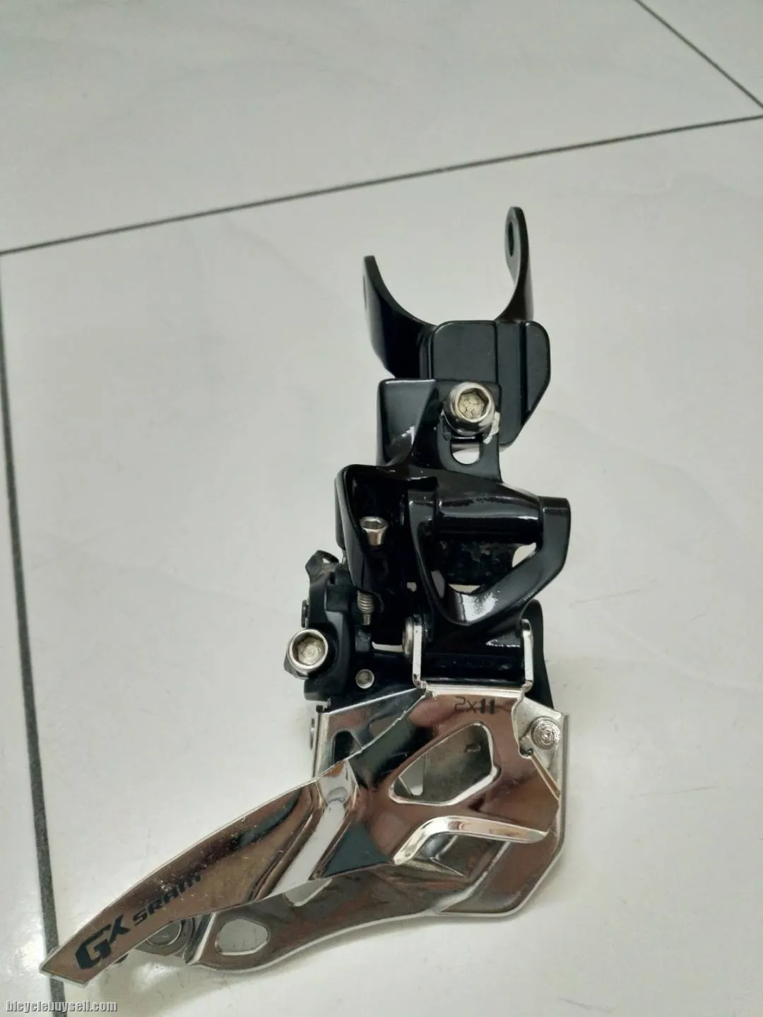 SRAM GX front derailleur. Direct mount with bracket.