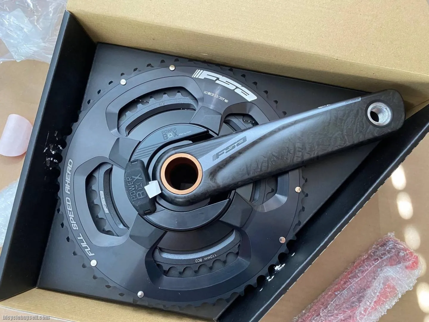FSA POWERBOX CARBON CRANK SET !