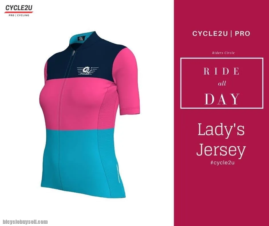 CYCLE2U Ride All Day Lady's Short Sleeve Cycling Jersey
