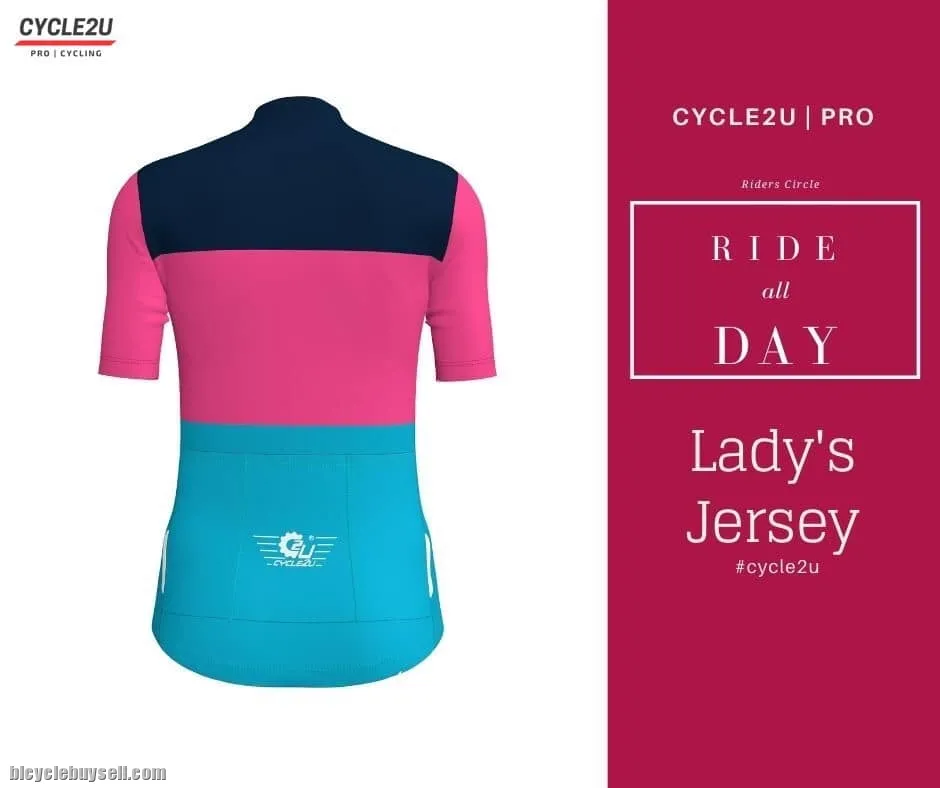 CYCLE2U Ride All Day Lady's Short Sleeve Cycling Jersey