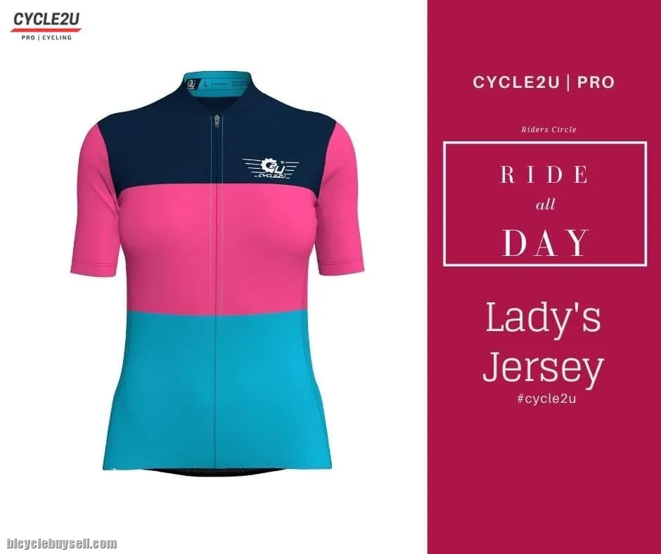CYCLE2U Ride All Day Lady's Short Sleeve Cycling Jersey