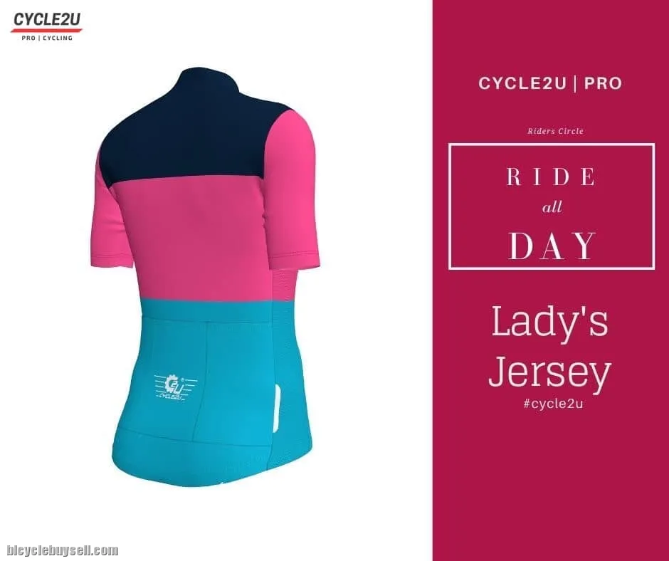 CYCLE2U Ride All Day Lady's Short Sleeve Cycling Jersey