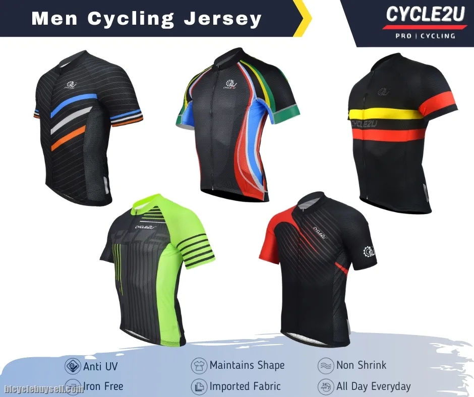 CYCLE2U Men Cycling Jersey Men