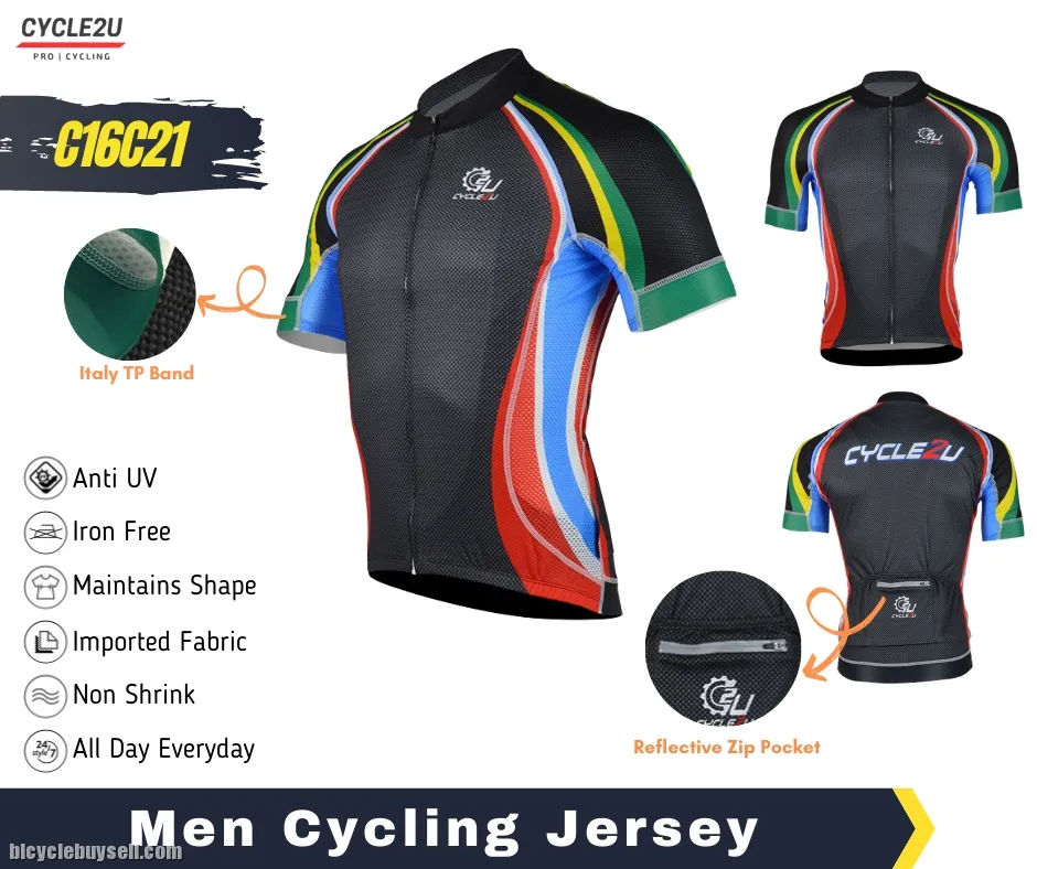 CYCLE2U Men Cycling Jersey Men