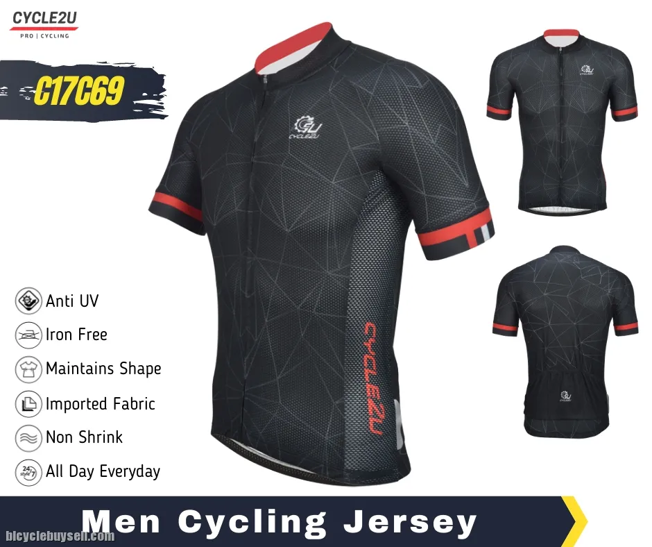 CYCLE2U Men Cycling Jersey