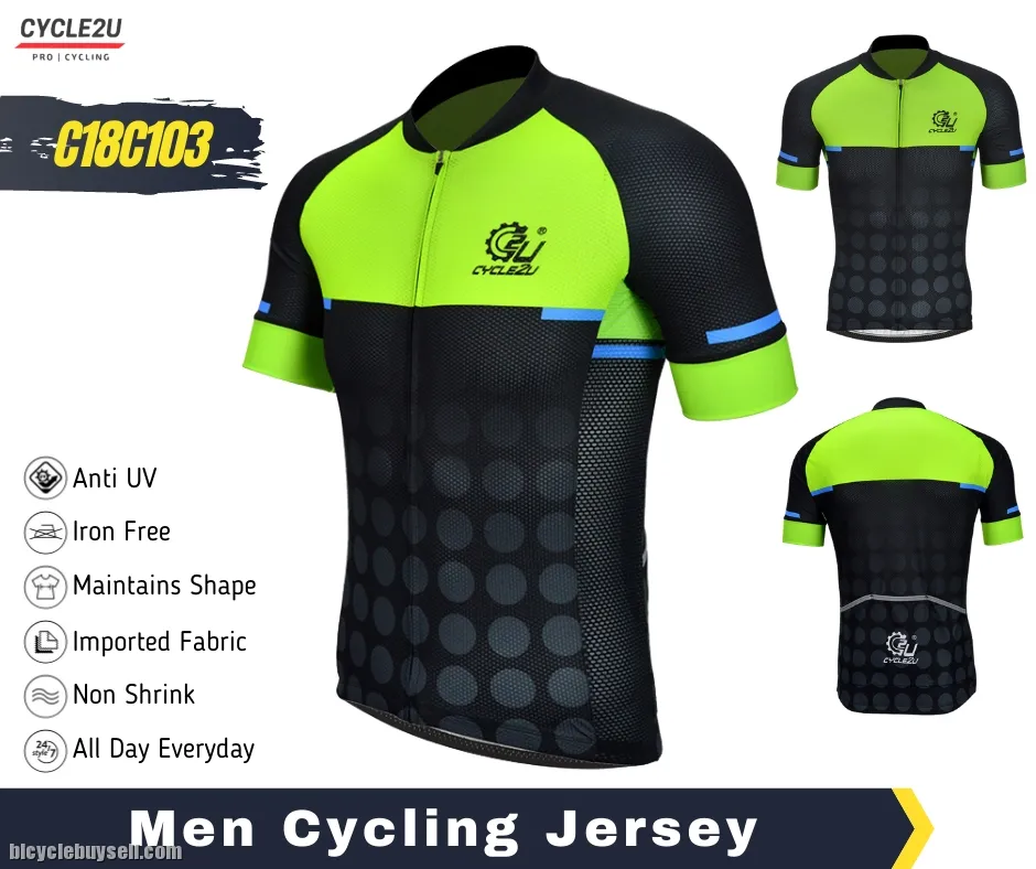 CYCLE2U Men Cycling Jersey