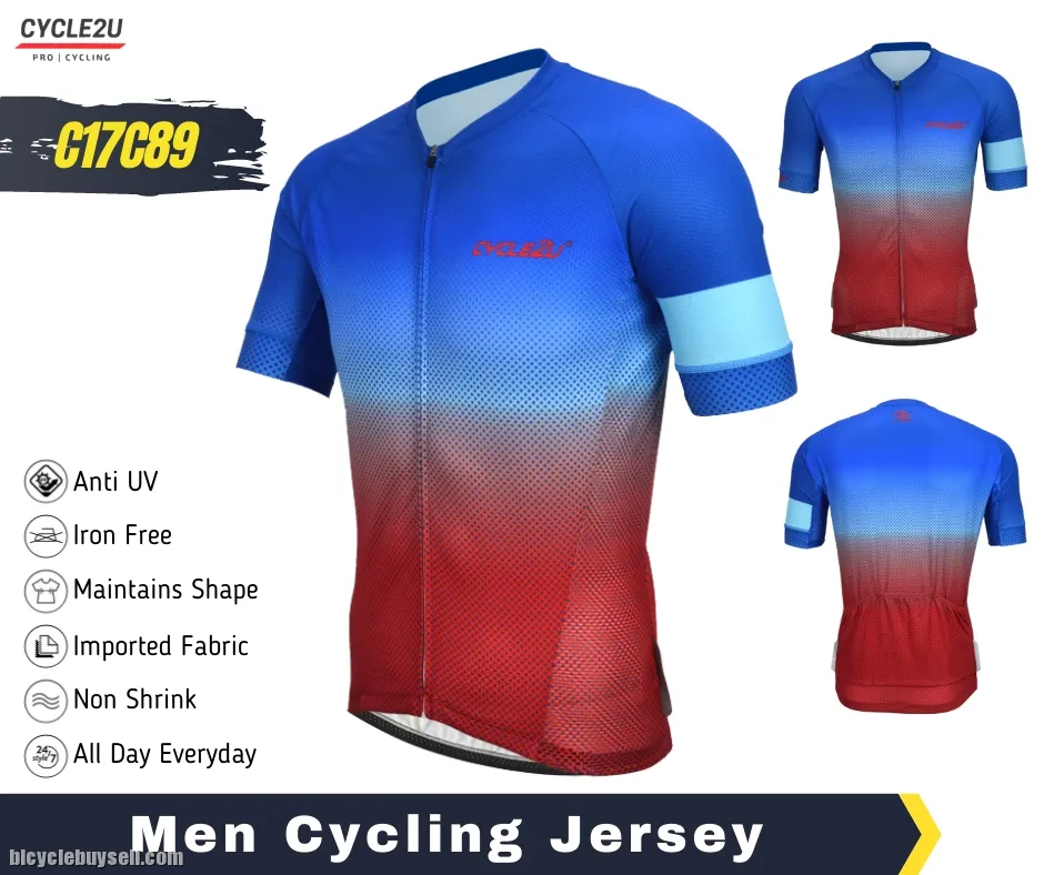 CYCLE2U Men Cycling Jersey