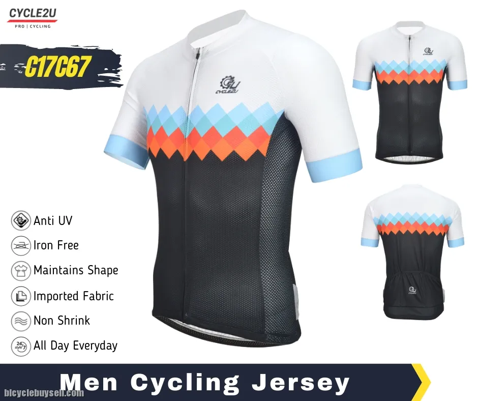 CYCLE2U Men Cycling Jersey