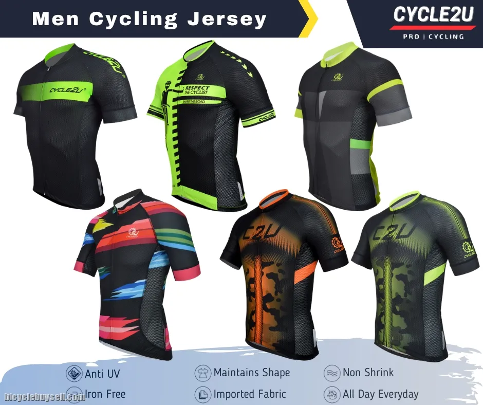 CYCLE2U Men Cycling Jersey Men