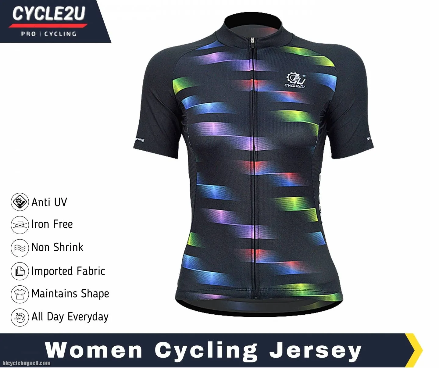 CYCLE2U Professional Man / Ladies Short sleeve Jersey