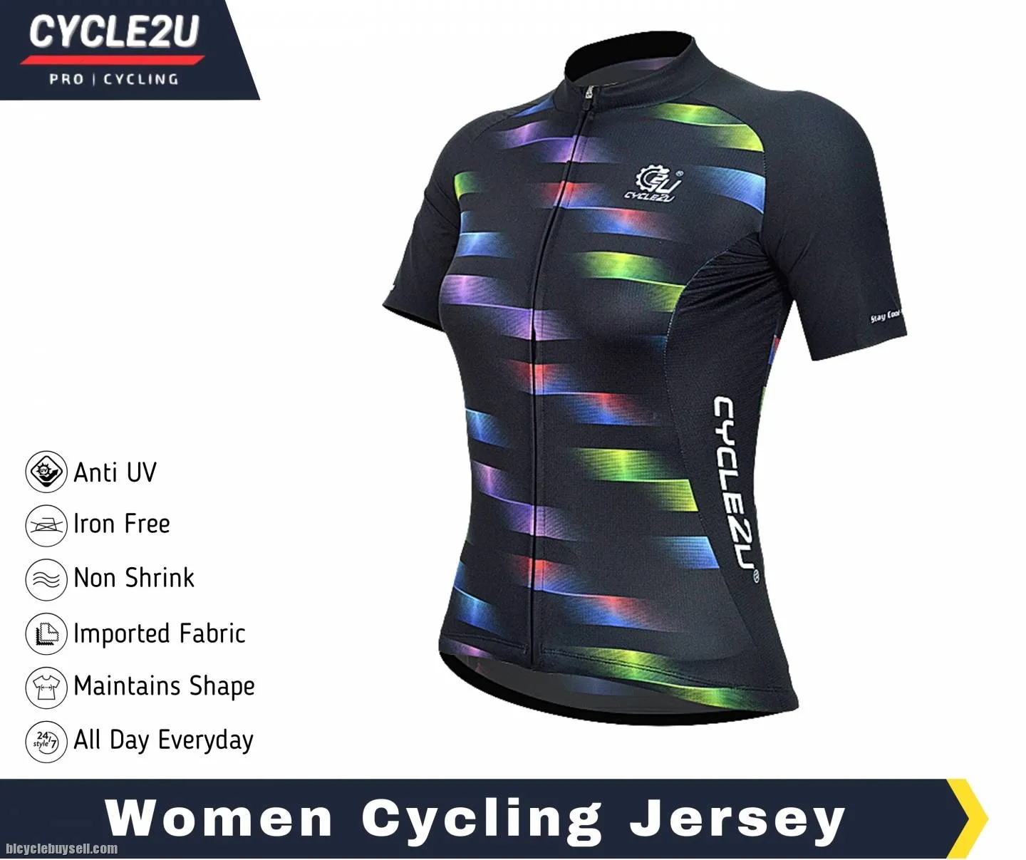 CYCLE2U Professional Man / Ladies Short sleeve Jersey