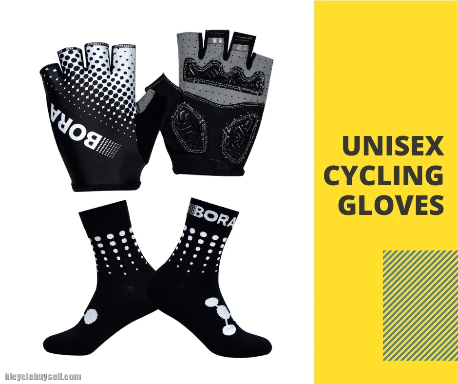 ðŸ”¥Ready StockðŸ”¥ SKY BORA UAE Half Finger Silicone Shock Absorption Cycling Glove Road Shockproof Spo