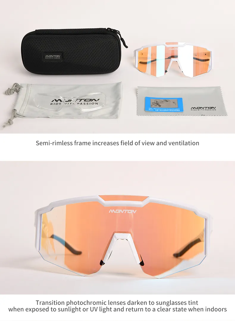 MONTON PHOTOCHROMIC CYCLING SUNGLASSES NIFO