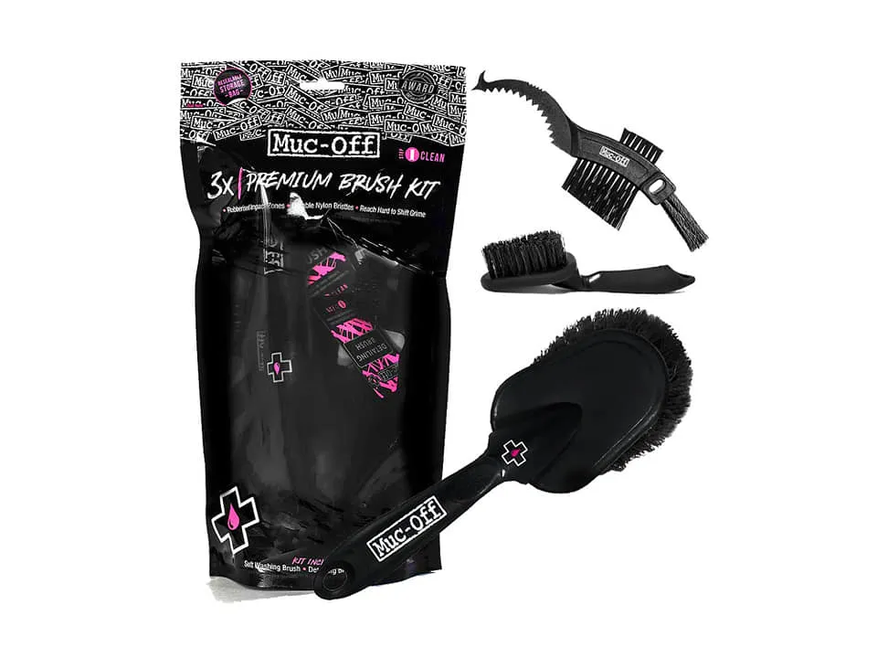 Muc-Off 3x Premium Brush Kit
