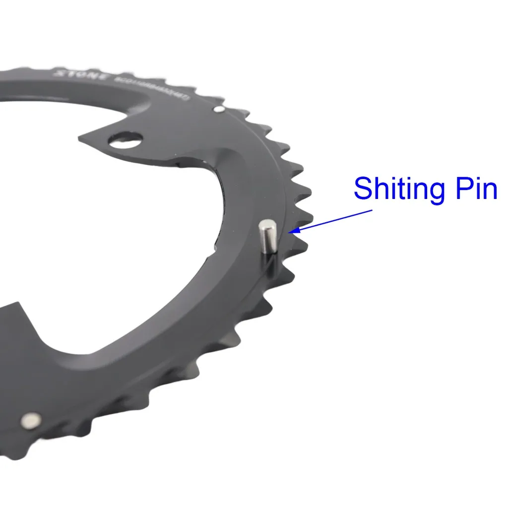 STONE 110bcd Double Chainring for Shimano 105 R7000 R8000 R9100 4700 5800 9000 Road Bike Round