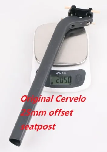 Hylix Carbon Seatpost-Fit Cervelo R5 Caledonia 5-Aero D-Shaped-15mm Offset Zero