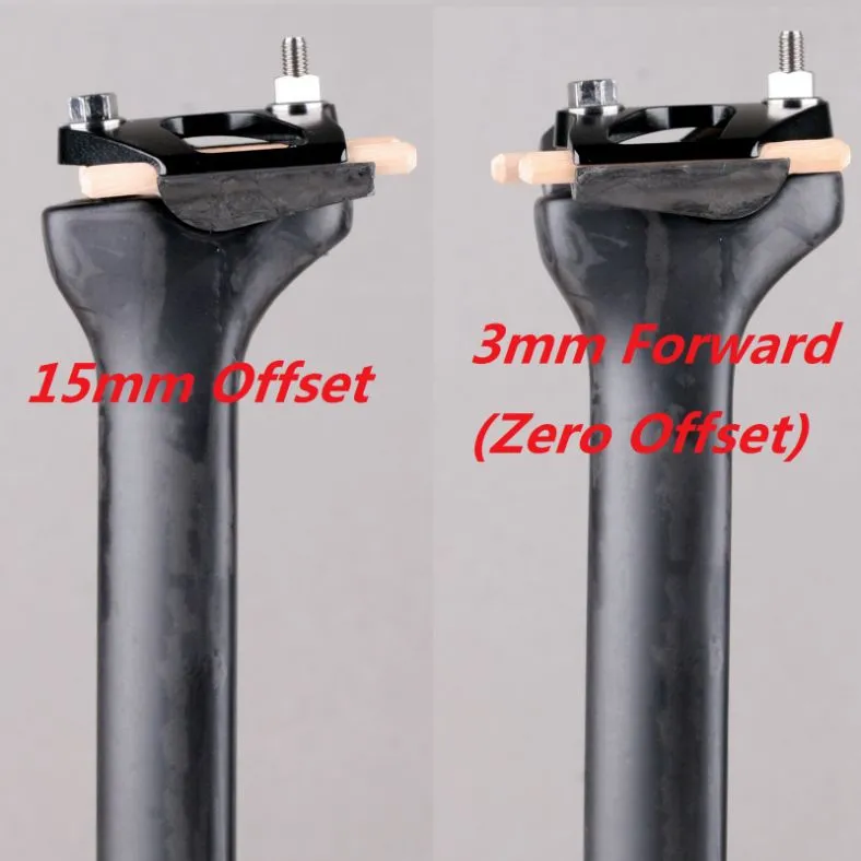 Hylix Carbon Seatpost-Fit Cervelo R5 Caledonia 5-Aero D-Shaped-15mm Offset Zero