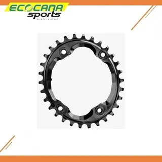 ABSOLUTE BLACK SHIMANO BCD96 OVAL CHAINRING