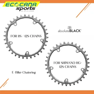 ABSOLUTE BLACK E-BIKE SUPER STEEL ROUND CHAINRING
